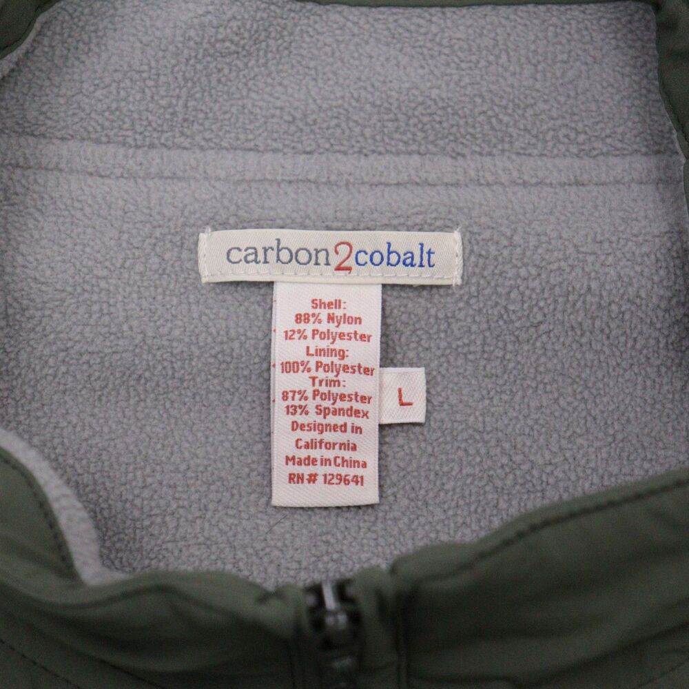 Carbon 2 Cobalt Bomber Jacket Mens Large Nylon Sherpa Lined Outdoors Utility - Picture 4 of 9